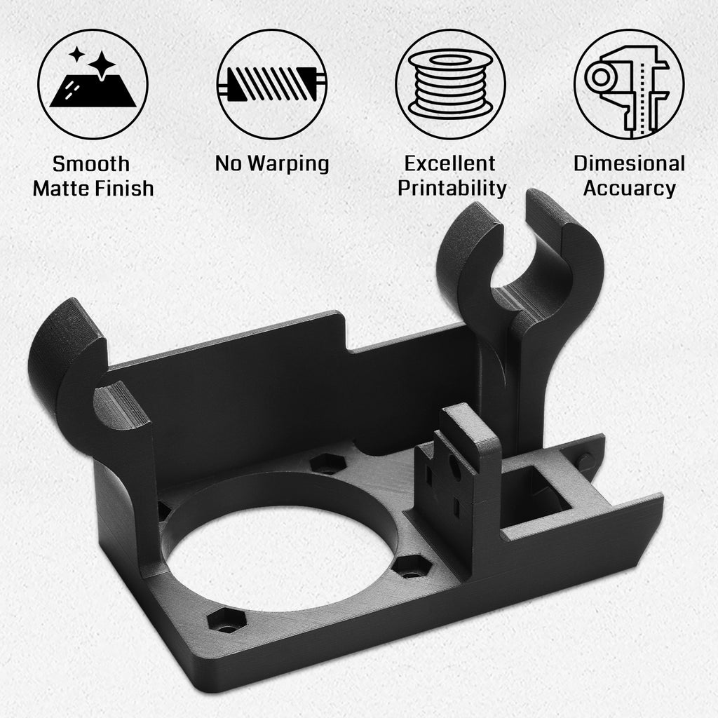 SainSmart ePA12-CF Carbon Faser Nylon Filament 1,75 mm, 0,5 kg, Maßgenauigkeit +/- 0,05 mm, Schwarz