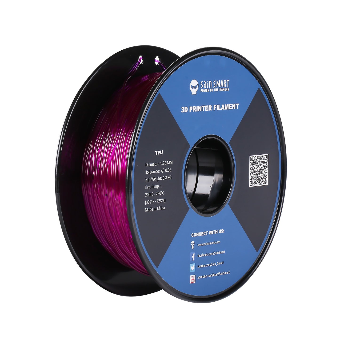SAINSMART 1.75mm 0.8KG Flexibel TPU Filament