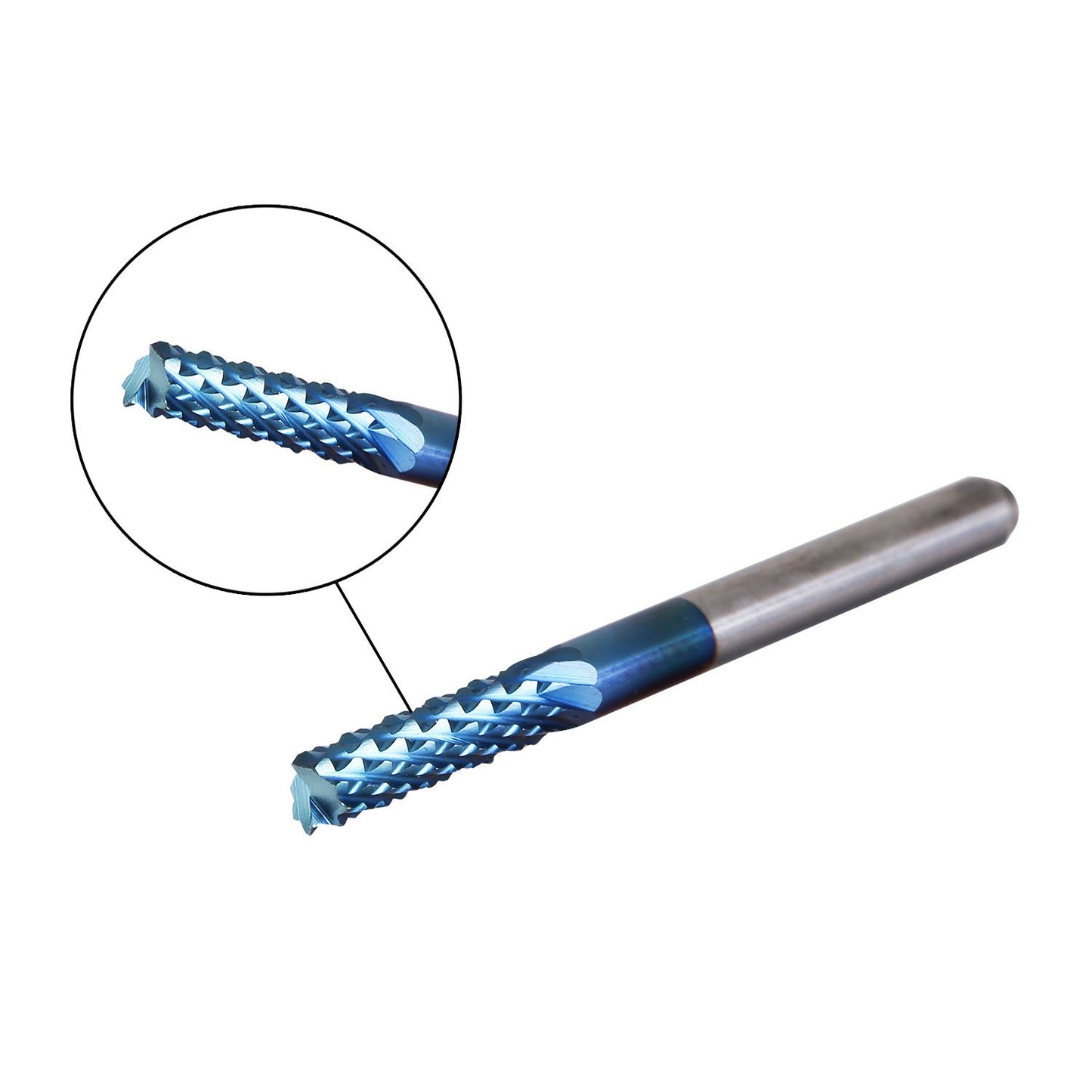 SainSmart Genmitsu 10Pcs Nano Blau Beschichtet Schaftfräser