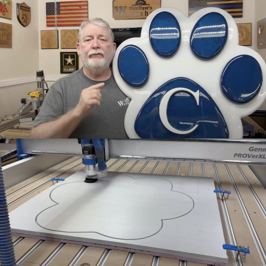 Erstellen eines 3D-Epoxidharzschilds mit dem Genmitsu PROVerXL 4x4