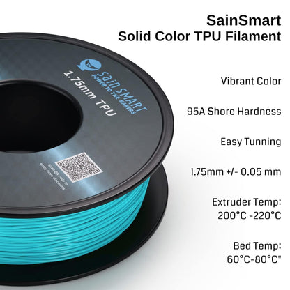 SainSmart Neon Color TPU, 1,75 mm flexibles TPU 3D-Druckerfilament 800 g