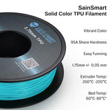 SainSmart Neon Color TPU, 1,75 mm flexibles TPU 3D-Druckerfilament 800 g