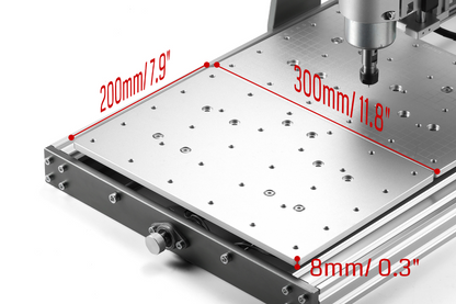 Aluminium Spoilboard für Erweiterungssatz für 3020-PRO MAX Y-Achsen Erweiterungssatz, Upgrade 3018 auf 3040