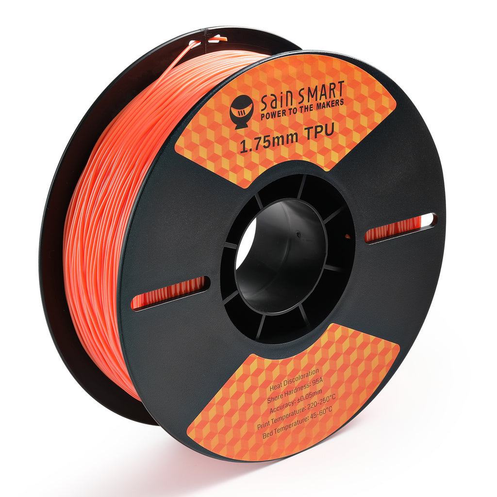 SainSmart 95A TPU Filament 3D-Drucker Filament Farbwechsel mit Temperatur 1,75 mm 1 kg/Spule