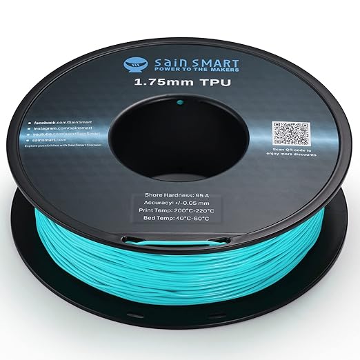 SainSmart Neon Color TPU, 1,75 mm flexibles TPU 3D-Druckerfilament 800 g