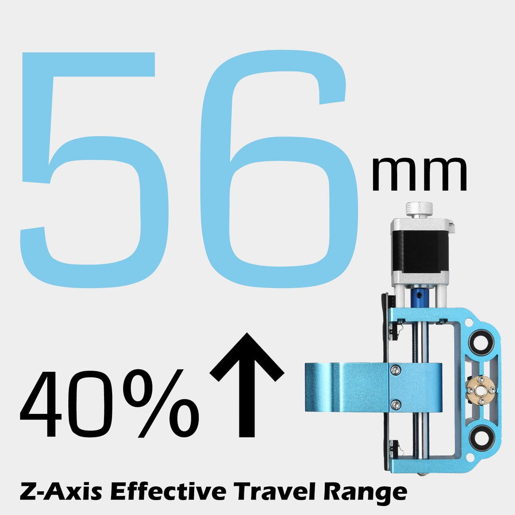 Genmitsu Aluminium Z-Achse Spindelmotorhalterung 300–500 W Spindelhalter