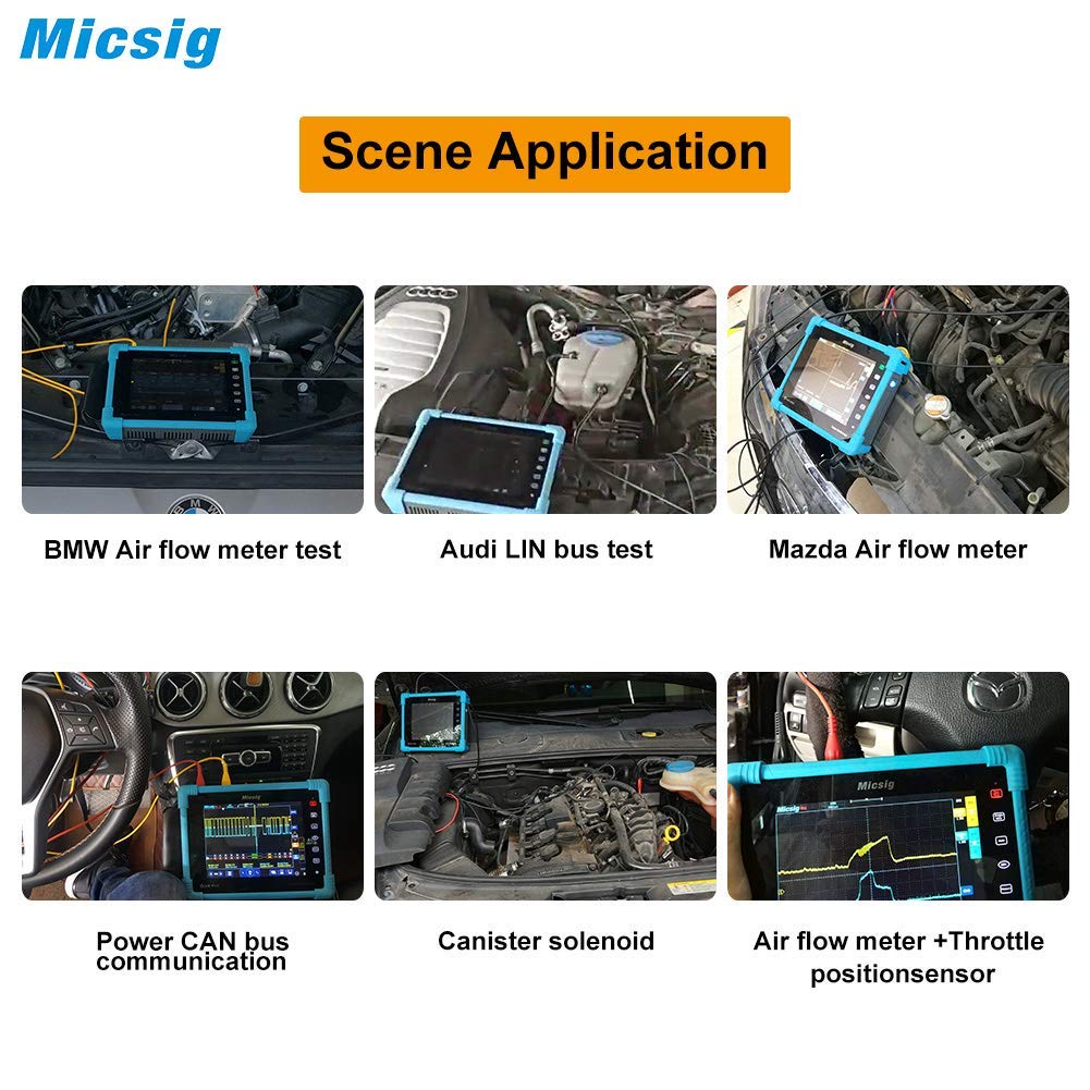 Micsig SATO1004 Digitales Automotive Tablet-Oszilloskop, verbesserte Version von ATO1104