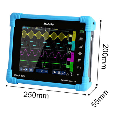 Micsig Digitales Tablet-Speicheroszilloskop 100 MHz 4 Kanäle, Upgrade-Version STO1004 von TO1104