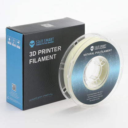 Natürliches auflösbares PVA-Filament, wasserlösliche Unterstützung 1,75 mm, -0,5 kg/1,1 lbs, Genauigkeit +/- 0,05 mm