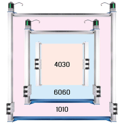 Genmitsu 1010 XY-Achsen Erweiterungskit CNC Zubehör Upgrade für Fräsmaschine PROVerXL 4030, 39" x 40" (1000 x 1020mm)