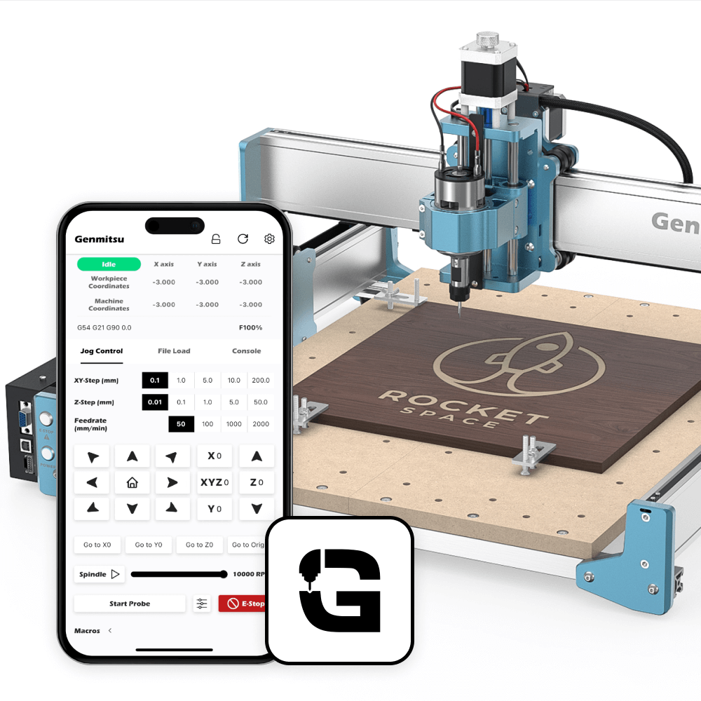 Genmitsu APP Drahtloser Offline-Controller GRBL G-Code Sender Wi-Fi Modulkitt für CNC-Fräse