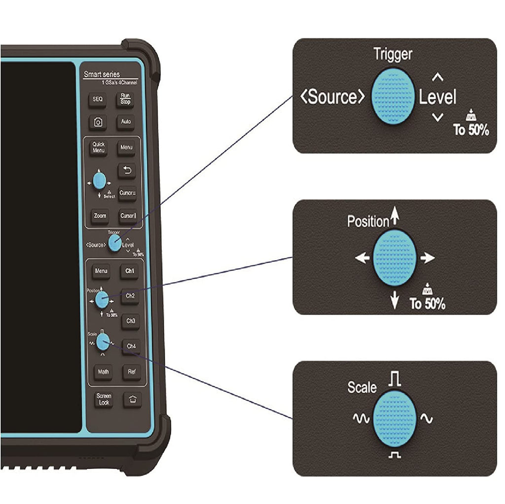 Micsig SATO1004 Digitales Automotive Tablet-Oszilloskop, verbesserte Version von ATO1104