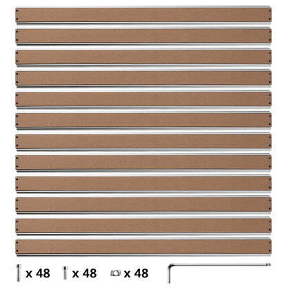 1010 Hybrid-Spoilboard aus Aluminium und MDF für PROVerXL 1010-Erweiterungssatz, T-Track-Gittertisch