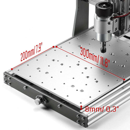 Aluminium Spoilboard für Erweiterungssatz für 3020-PRO MAX Y-Achsen Erweiterungssatz, Upgrade 3018 auf 3040