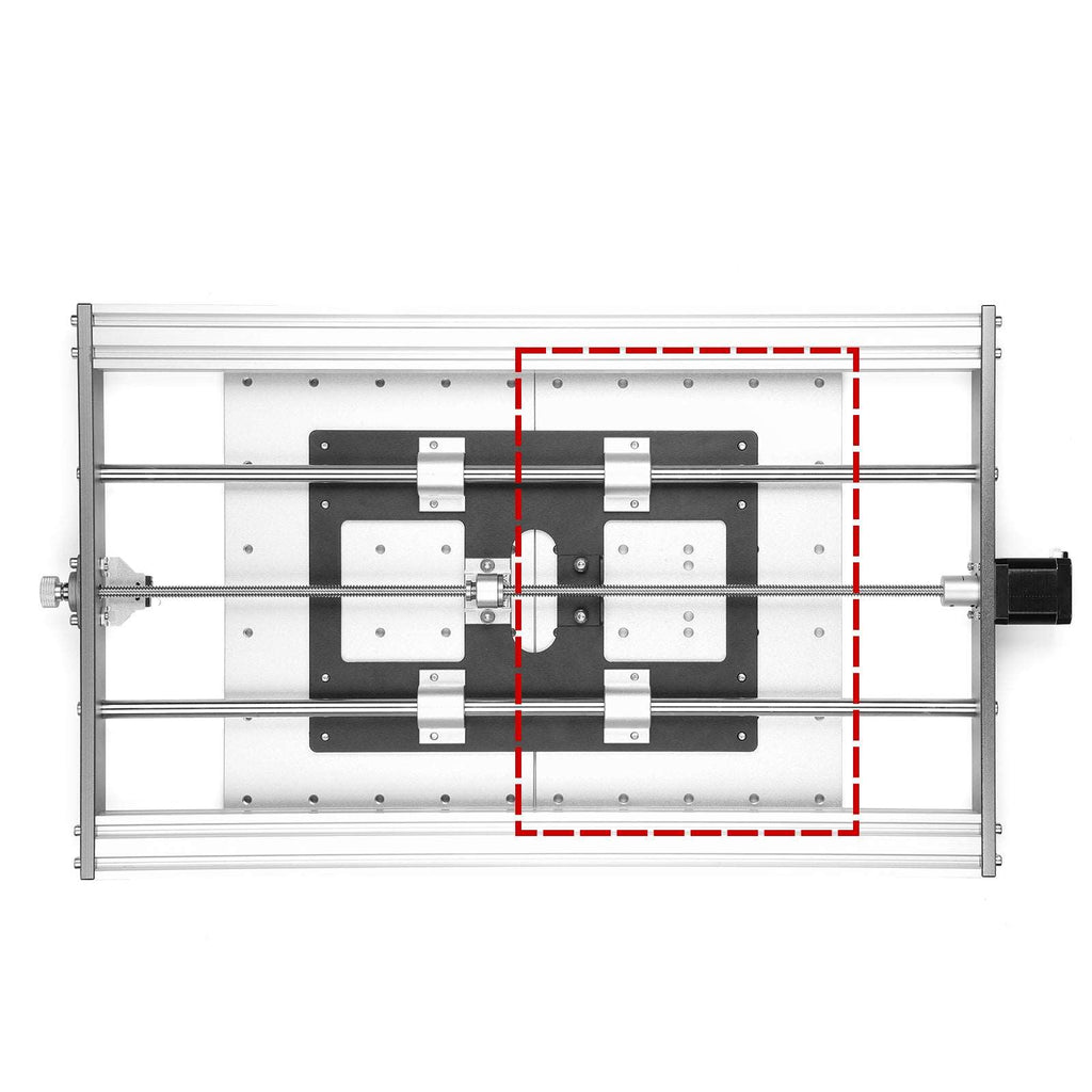 Aluminium Spoilboard für Erweiterungssatz für 3020-PRO MAX Y-Achsen Erweiterungssatz, Upgrade 3018 auf 3040