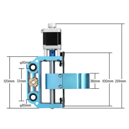 Genmitsu Aluminium Z-Achse Spindelmotorhalterung 300–500 W Spindelhalter