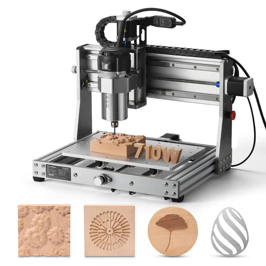 3020-PRO Ultra Desktop CNC Router, 710W Spindel für Metallbearbeitung und -schnitt