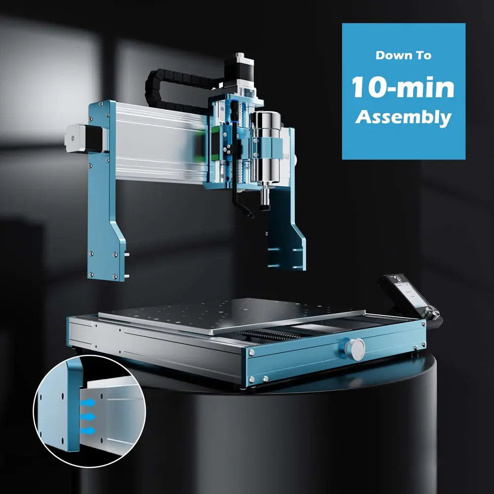 3030-PROVer Ultra Desktop-CNC-Fräse für hochpräzise Metallbearbeitung, mit Linearführung & Kugelumlaufspindel