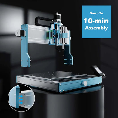 3030-PROVer Ultra Desktop-CNC-Fräse für hochpräzise Metallbearbeitung, mit Linearführung & Kugelumlaufspindel