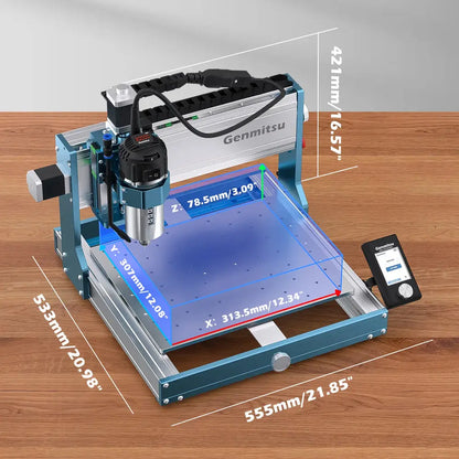 3030-PROVer Ultra Desktop-CNC-Fräse für hochpräzise Metallbearbeitung, mit Linearführung & Kugelumlaufspindel