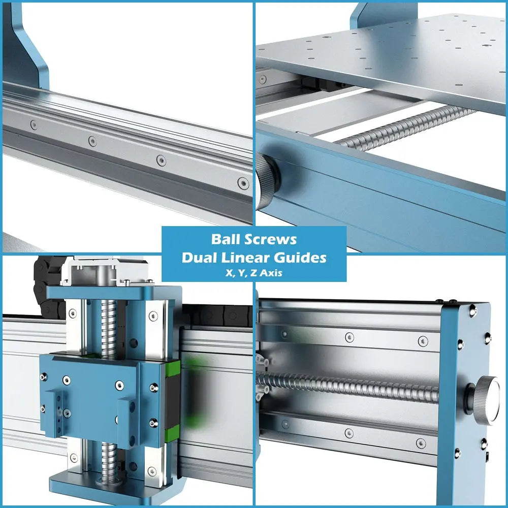 3030-PROVer Ultra Desktop-CNC-Fräse für hochpräzise Metallbearbeitung, mit Linearführung & Kugelumlaufspindel