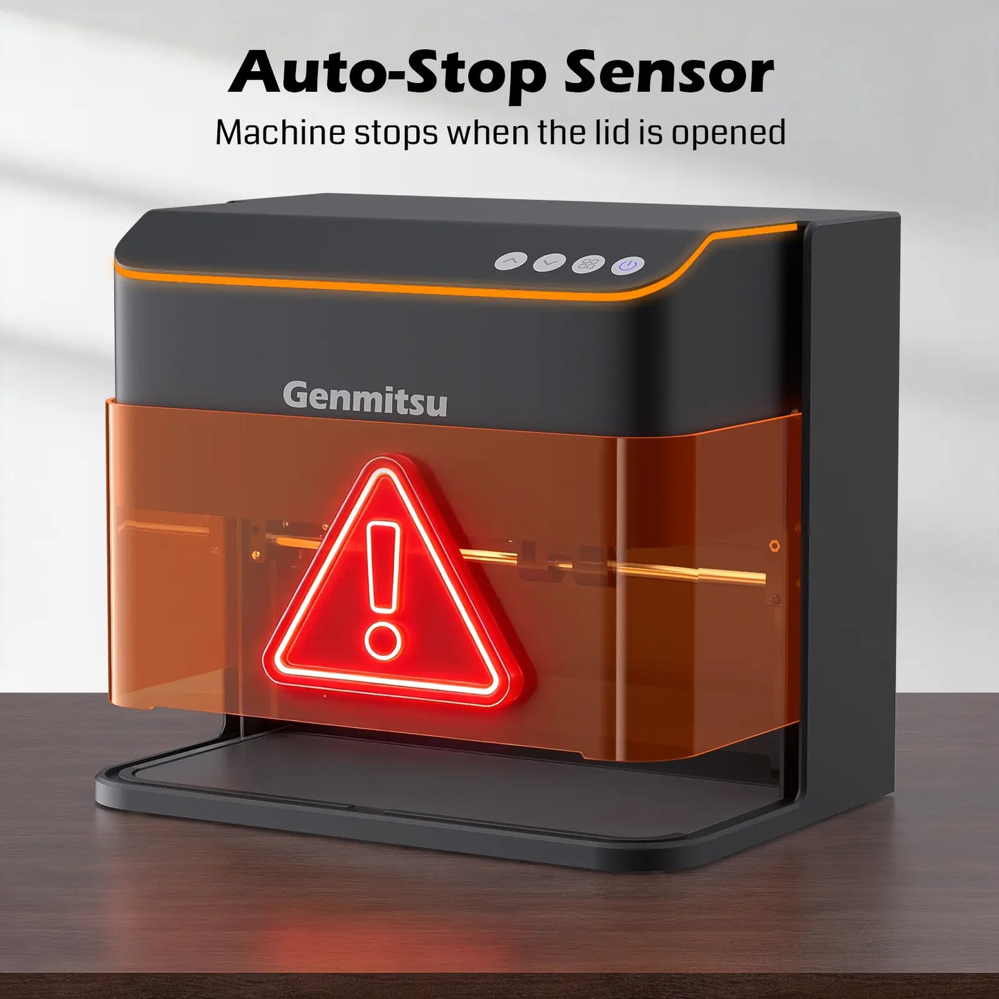 Kintix Galvo-Lasergravierer 5W/10W, 90.000 mm/min, Auto-Lifting, 200x100 mm großer Arbeitsbereich, LightBurn & APP-Unterstützung, Class 1 Sicherheit