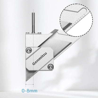 Schleppmesser-Schneidemodul für CNC-Fräsen, präziser 1/8" Schaft mit Doppelkugellager, zum Schneiden von Vinyl, Karton, Kunststoff & Gummi, inkl. 10 Ersatzklingen