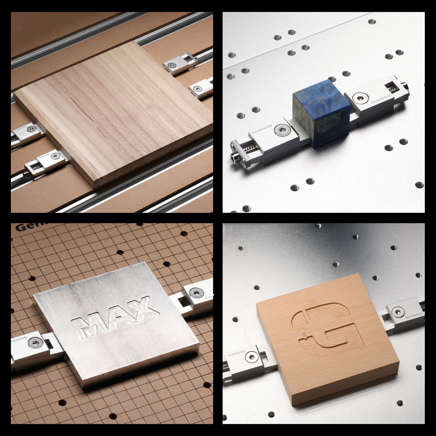 Genmistu T-Track Mini-Schraubstock-Niederhalte-Set