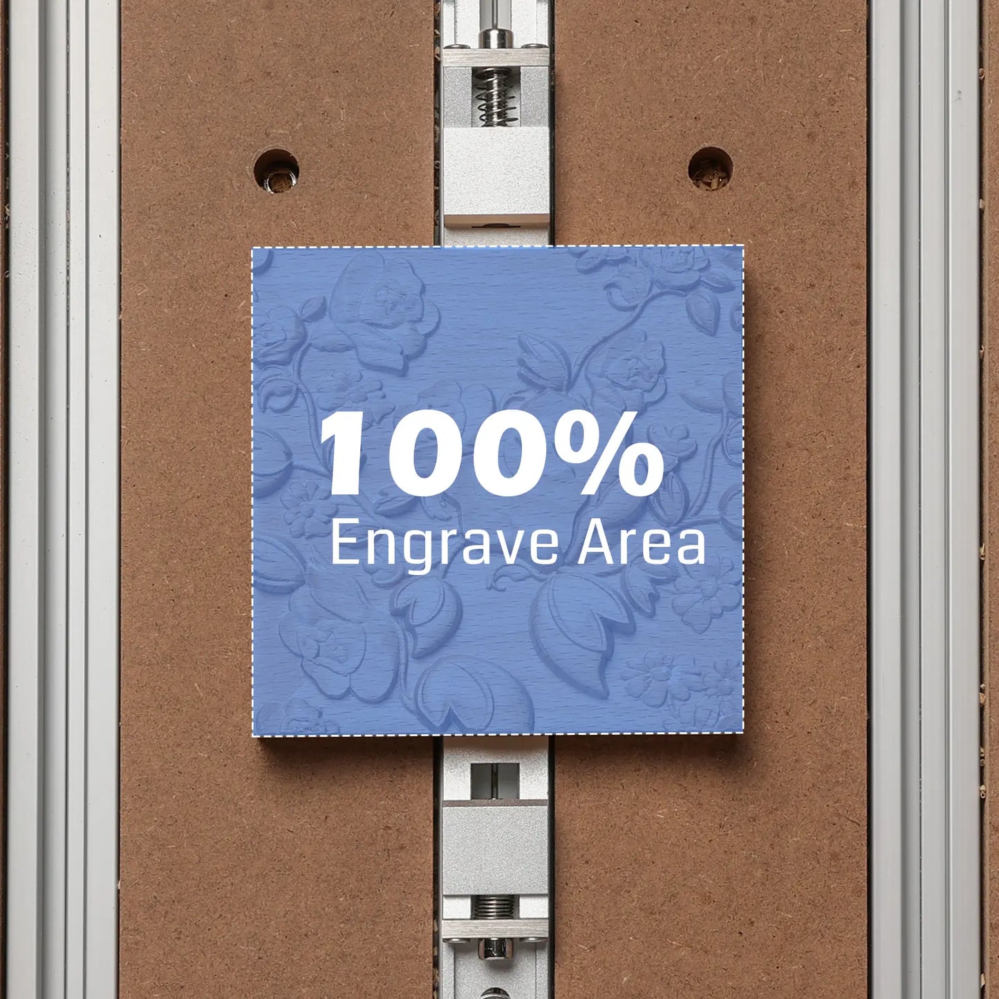 Verbesserte CNC-Niederzugspanner für Holz- & Metallbearbeitung, flache Aluminium-Seitenspanner, Größe 106x22x15 mm, (2er/4er Pack)