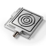 Vakuum-Klemmpod, Aluminium CNC-Hold-Down-Kit (für Holz, Metall, Acryl) Hochpräzises CNC-Router-Zubehör, geeignet für Fräsprojekte, Größe 4,7 Zoll x 4 Zoll x 0,6 Zoll (120 x 102 x 15 mm)