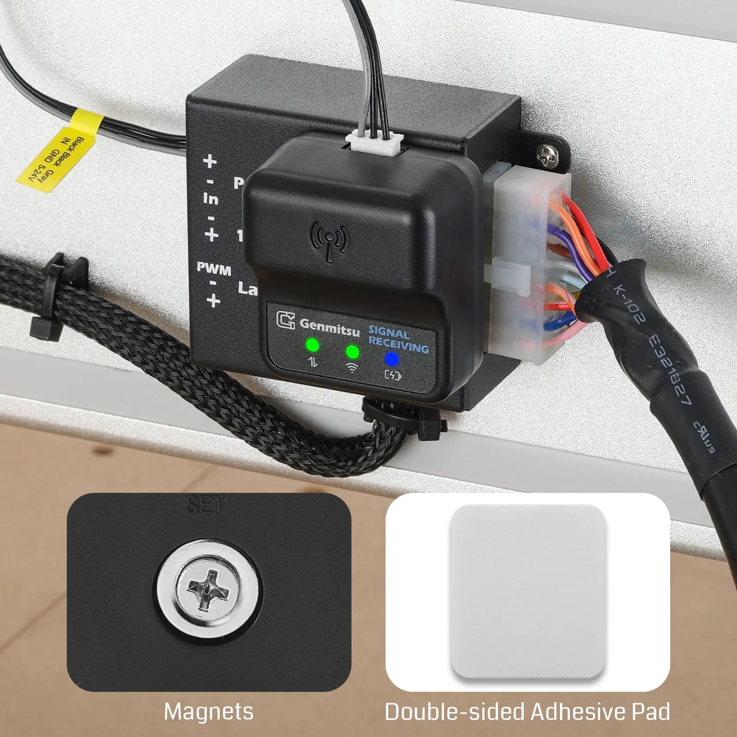 Drahtloser Z-Achsen-Werkzeugsensor für CNC-Fräsen, Z-Achsen-Probe mit 3-Pin Kabel DC 5–24V, 0,02 mm Genauigkeit, kompatibel mit GRBL, Mach3 & Genmitsu App