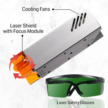 CFL55-33 5,5 W komprimiertes FAC-Lasermodul für CNC-Router der Serien 3018 CNC und 3020-PRO