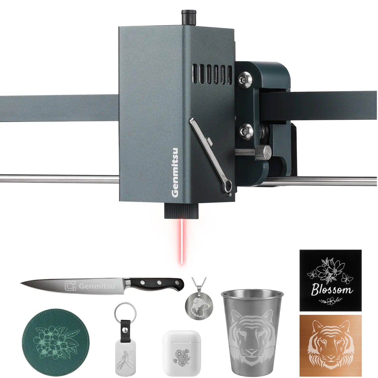 1064nm Infrarot-Lasermodul, 1W Zubehör für Kortek & Kiosk Laser-Graviermaschinen, 0,01 mm Gravurgenauigkeit, für Metall, Acryl, Hartplastik, DIY-Projekte, Klasse 1