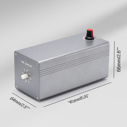 Air Assist Luftpumpe für Laserschneider, kompatibel mit Genmitsu Kortek und den meisten CNC-Fräs- oder Lasergravurmaschinen auf dem Markt, entfernt Rauch & Staub, schützt Arbeitsfläche & Laserlinse