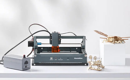 Air Assist Luftpumpe für Laserschneider, kompatibel mit Genmitsu Kortek und den meisten CNC-Fräs- oder Lasergravurmaschinen auf dem Markt, entfernt Rauch & Staub, schützt Arbeitsfläche & Laserlinse