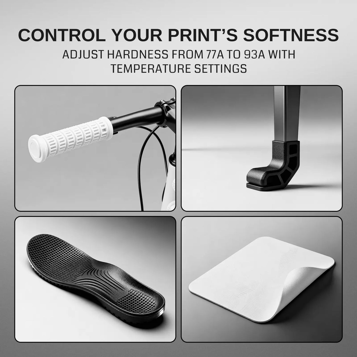 Leichtes TPU-Filament 1.75 mm, schäumendes LW-TPU 77A–93A, hohe Belastbarkeit & mattes Finish