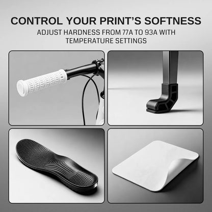 Leichtes TPU-Filament 1.75 mm, schäumendes LW-TPU 77A–93A, hohe Belastbarkeit & mattes Finish