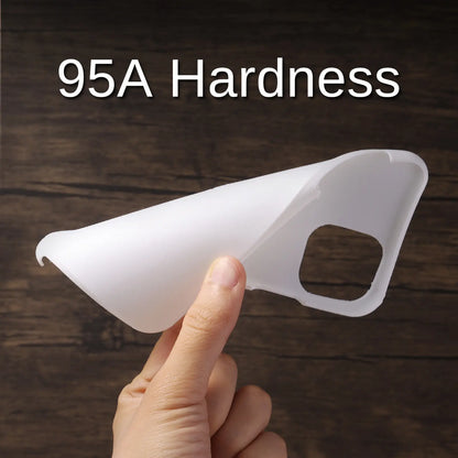 Mattes flexibles TPU Filament, 95A, ±0,05 mm, 1,75 mm, 1 kg, Schwarz/Weiß