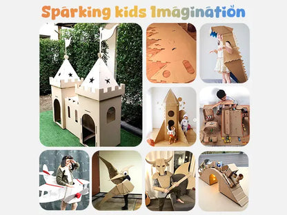 Kartonschneider-Set C1, klingenloses automatisches Papierschneidewerkzeug, fördert die Entwicklung handwerklicher Fähigkeiten bei Kindern