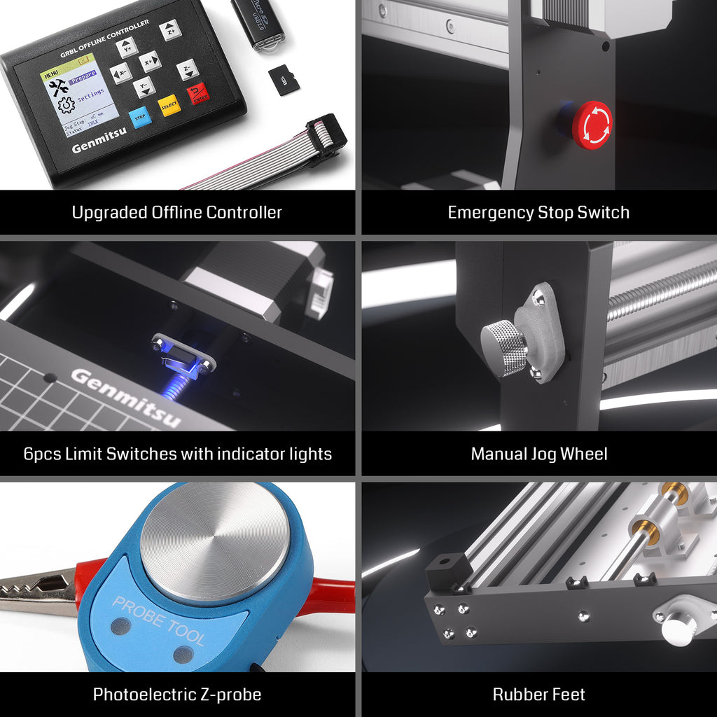 Genmitsu Upgrade CNC-Fräsmaschine 3020-PRO MAX V2 für Metallschnitzerei Genmitsu Upgrade CNC-Fräsmaschine 3020-PRO MAX V2 für Metallschnitzerei
