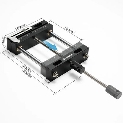 Genmitsu Aluminium Schraubstockklemme DIY Desktop Arbeitstisch Bohrschraubstock Tischbankschraubstock für CNC 3018-PRO/PROVer/PROVer Mach 3/MX3/PROVER XL 4030/4030 V2