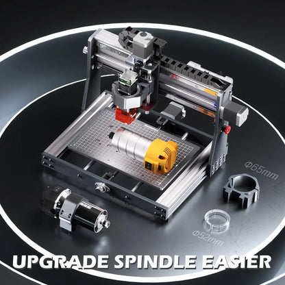 3020-PRO Ultra Desktop CNC Router, 710W Spindel für Metallbearbeitung und -schnitt