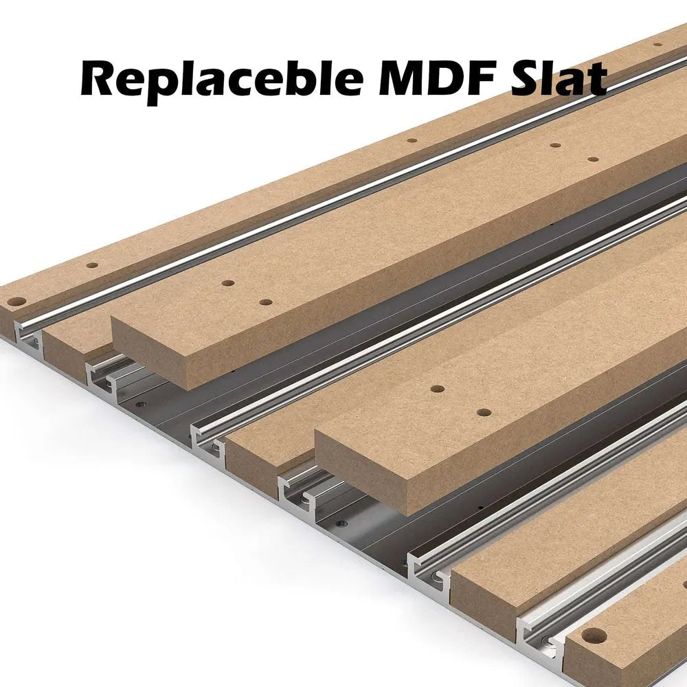 2040, 2060, 4060 Aluminium- & MDF-Hybrid-Spoilboard für 4040-PRO CNC Router XY-Achsen-Erweiterungsset
