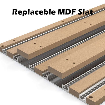 2040, 2060, 4060 Aluminium- & MDF-Hybrid-Spoilboard für 4040-PRO CNC Router XY-Achsen-Erweiterungsset