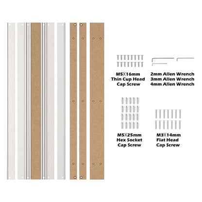 2040, 2060, 4060 Aluminium- & MDF-Hybrid-Spoilboard für 4040-PRO CNC Router XY-Achsen-Erweiterungsset