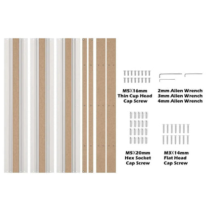 2040, 2060, 4060 Aluminium- & MDF-Hybrid-Spoilboard für 4040-PRO CNC Router XY-Achsen-Erweiterungsset