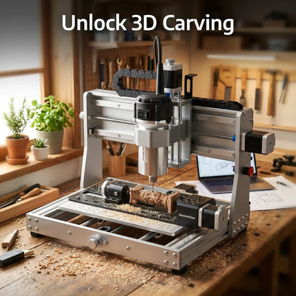 4-Achsen-CNC-Modul für zylindrische Gravuren