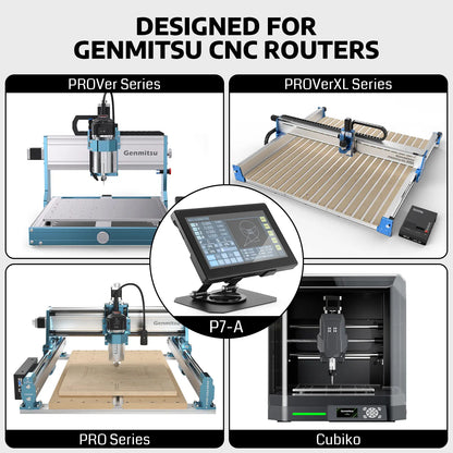 1024 × 600 Bedienoberfläche des P7-A CNC Offline-Controllers