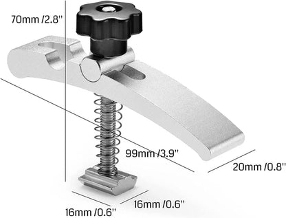 MCPV2 2-teiliges Mini-Halteklemmen-Set, für T-Schiene und geformtes Spoilboard