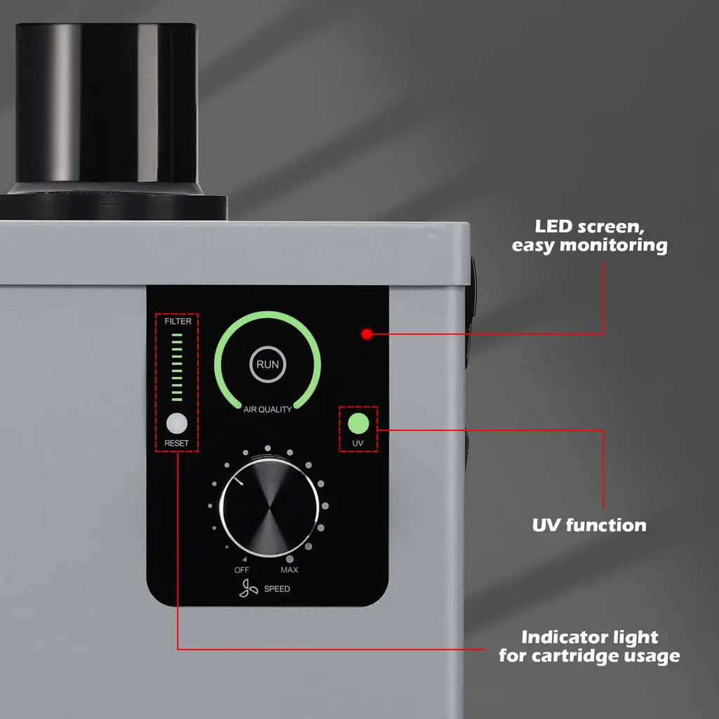 MD13 Rauchreiniger für Genmitsu L8 Lasergraviermaschine, Rauchabsauger mit Vierschichtfiltration